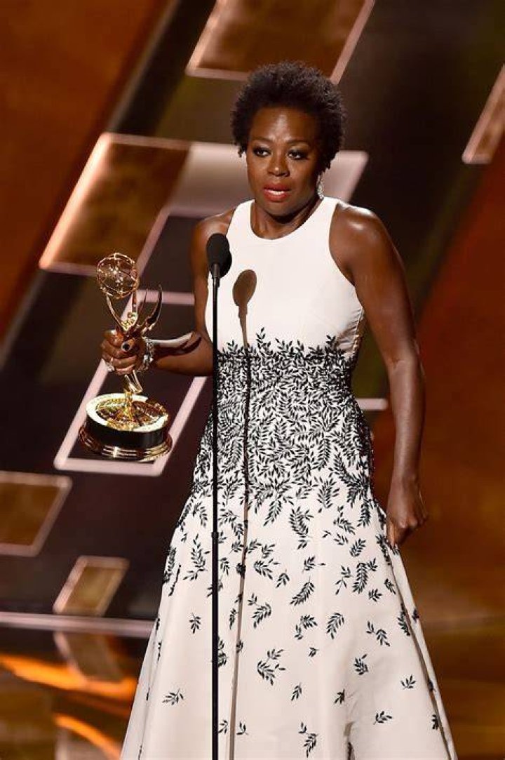 Viola Davis At The 2015 Golden Globes