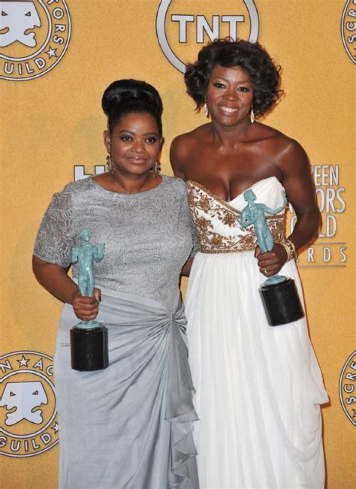 Viola Davis & Octavia Spencer At The 2012 Screen Actors Guild Awards