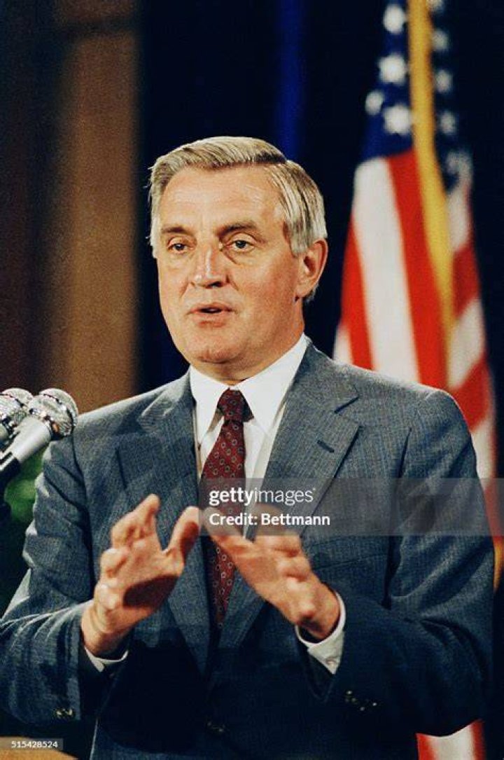 Walter Mondale at the Democratic National Convention in San Francisco, July 16-19, 1984. The former Vice President lost in his challenge to incumbent President Ronald Reagan. Historical Collection