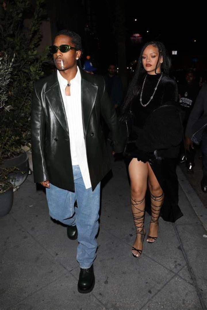 West Hollywood, CA - Rihanna & boyfriend ASAP Rocky leave celeb hot spot Delilah&rsquo;s in the wee hours of the morning in West Hollywood. They left the hot spot around 3:30 am. The two got into her SUV together. Pictured: Rihanna, ASAP Rocky BACKGRID USA 12 APRIL 2021 BYLINE MUST READ: ShotbyNYP / BACKGRID USA: +1 310 798 9111 / UK: +44 208 344 2007 / *UK Clients - Pictures Containing Children Please Pixelate Face Prior To Publication*
