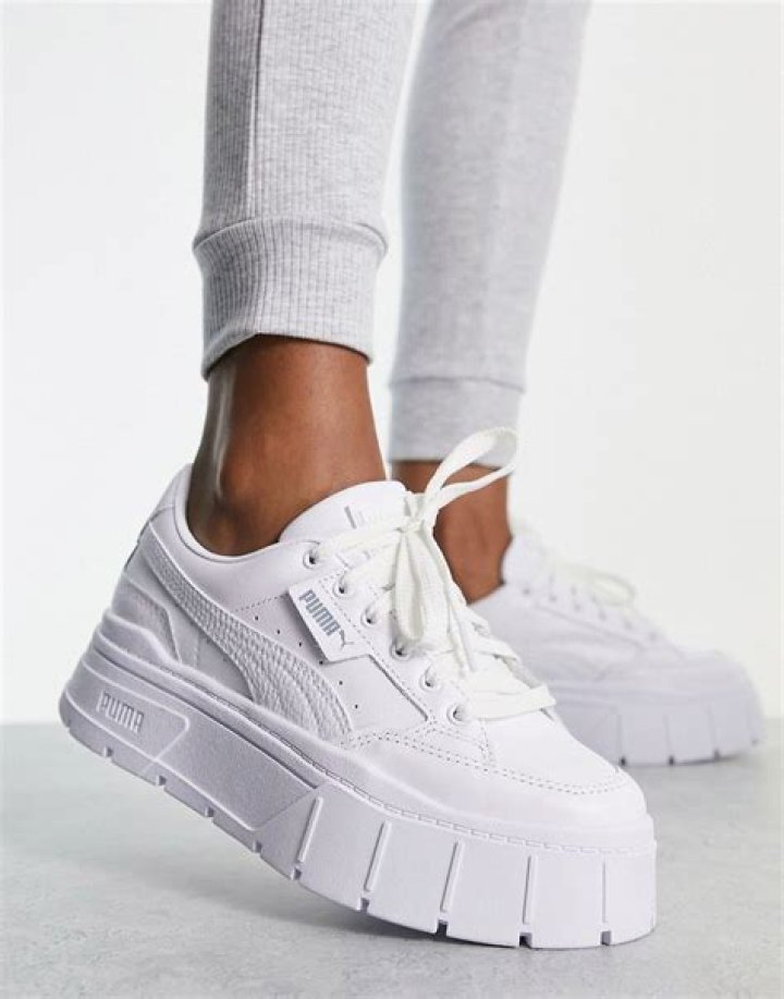 white platform shoes