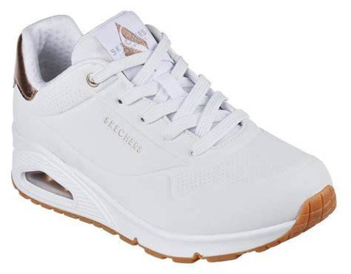 white skechers shoes