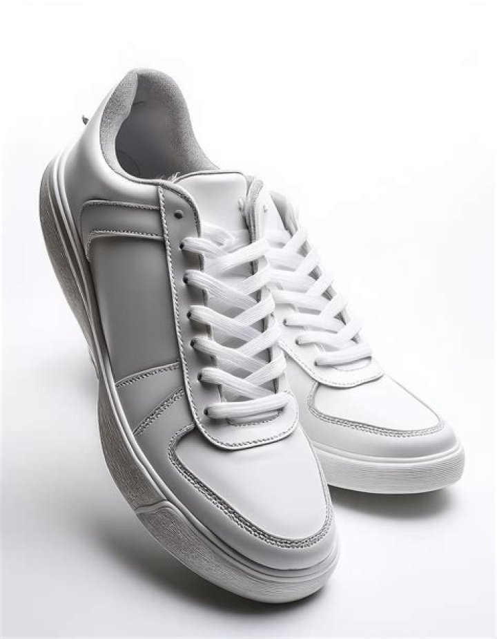 white sneakers