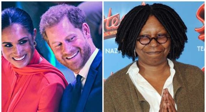 whoopi goldberg harry and meghan car chase