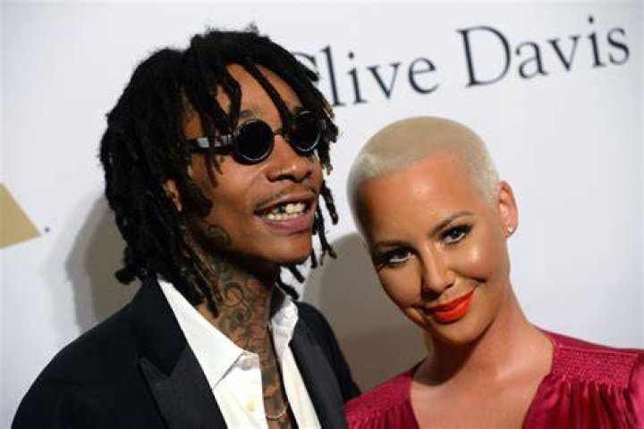 Wiz Khalifa, left, and Amber Rose attend the Clive Davis and The Recording Academy Pre-Grammy Gala at The Beverly Hilton Hotel, in Beverly Hills, Calif 2017 Clive Davis Pre-Grammy Gala - Arrivals, Beverly Hills, USA - 11 Feb 2017
