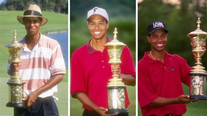 WOODS. Amateur Tiger Woods, 16, tees off at the 11th hole during the pro-am portion of the Los Angeles Open at Riviera Country Club in Los Angeles, Calif. Riviera is where Tiger Woods played his first PGA Tour event as an amateur. It would be the ideal place to set the tour record for most winsOn The Fringe Tiger Golf, LOS ANGELES, USA - 26 Feb 1992