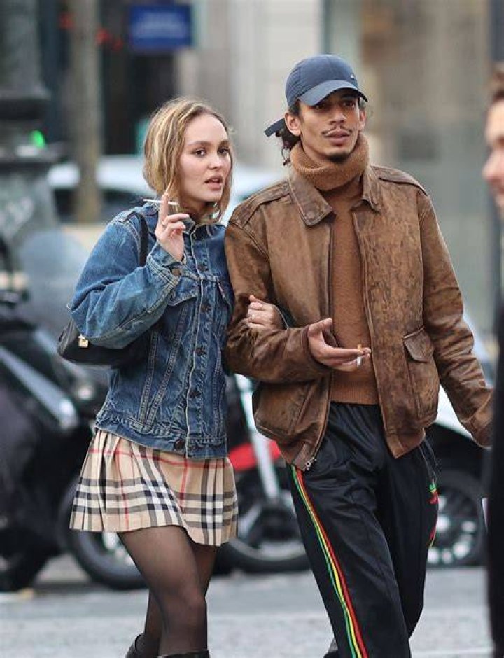 Yassine Stein and Lily-Rose Depp