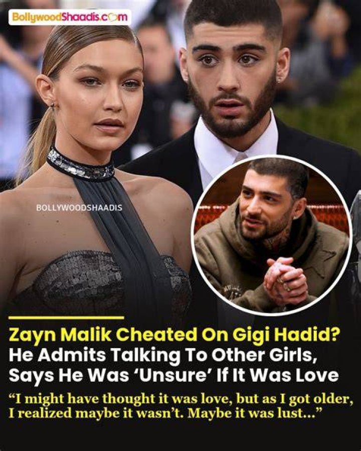 Zayn Malik Cheated