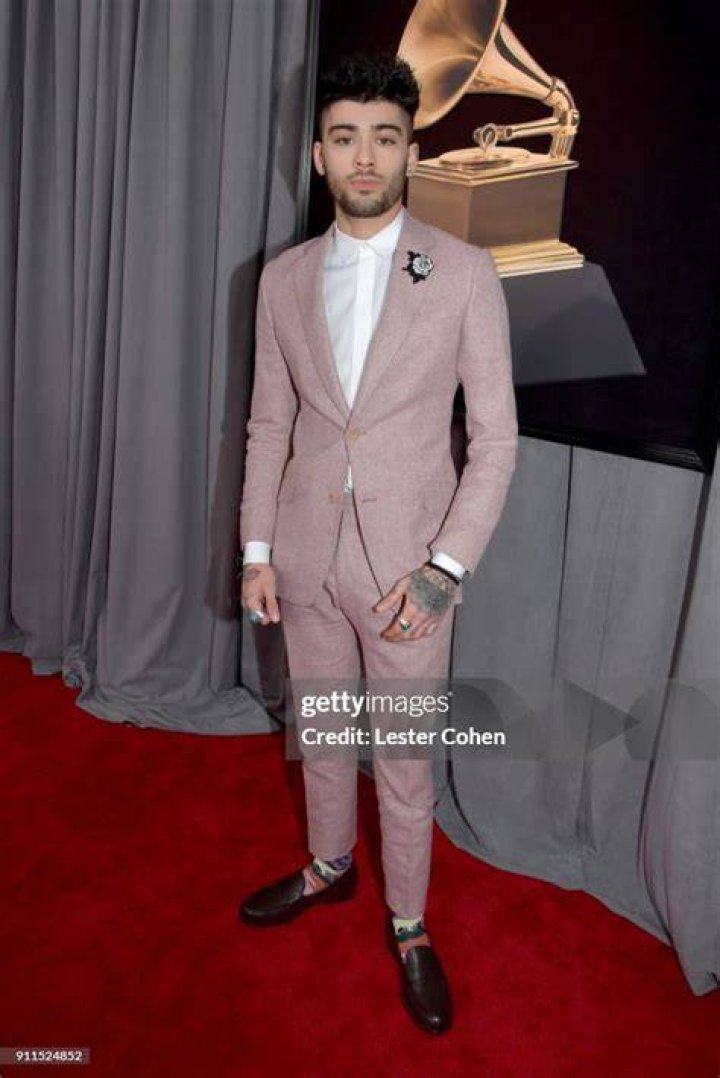 Zayn Malik60th Annual Grammy Awards, Arrivals, New York, USA - 28 Jan 2018WEARING RICHARD JAMES