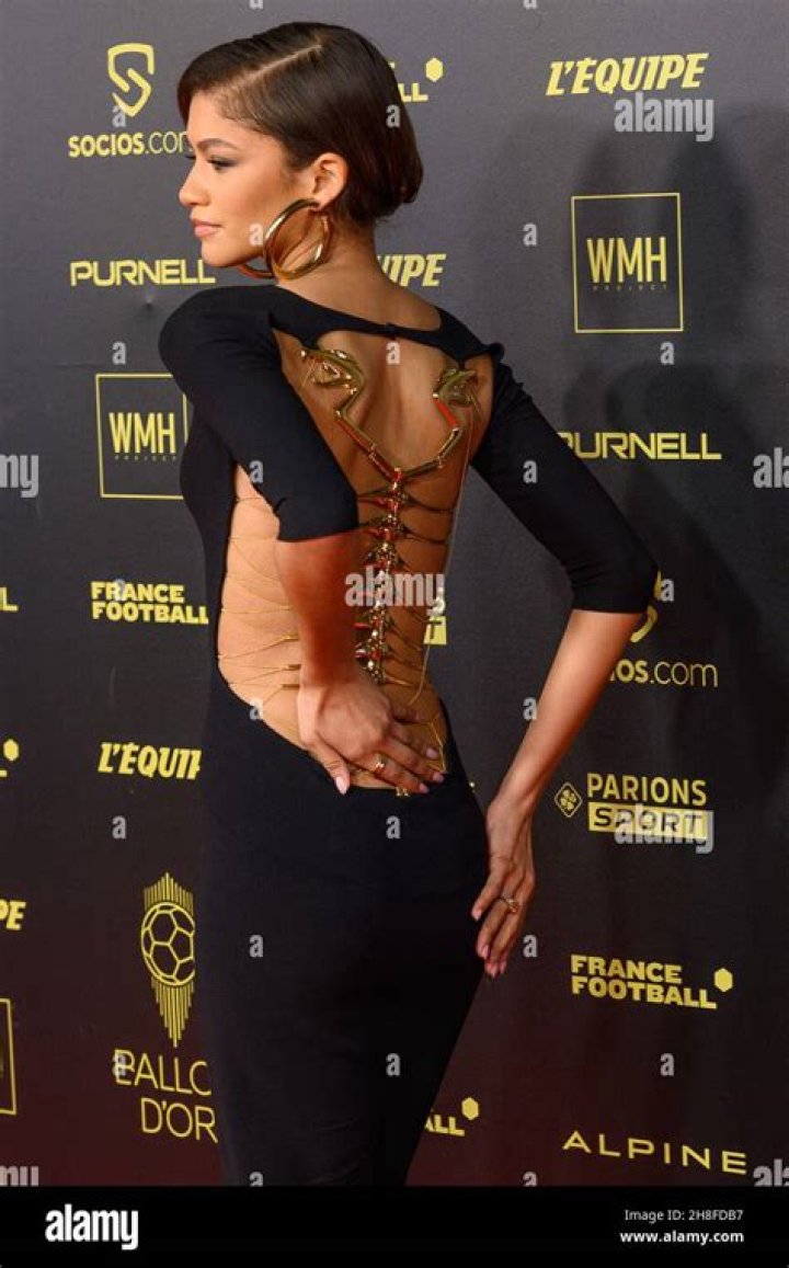 Zendaya at the 2021 Ballon d&rsquo;Or