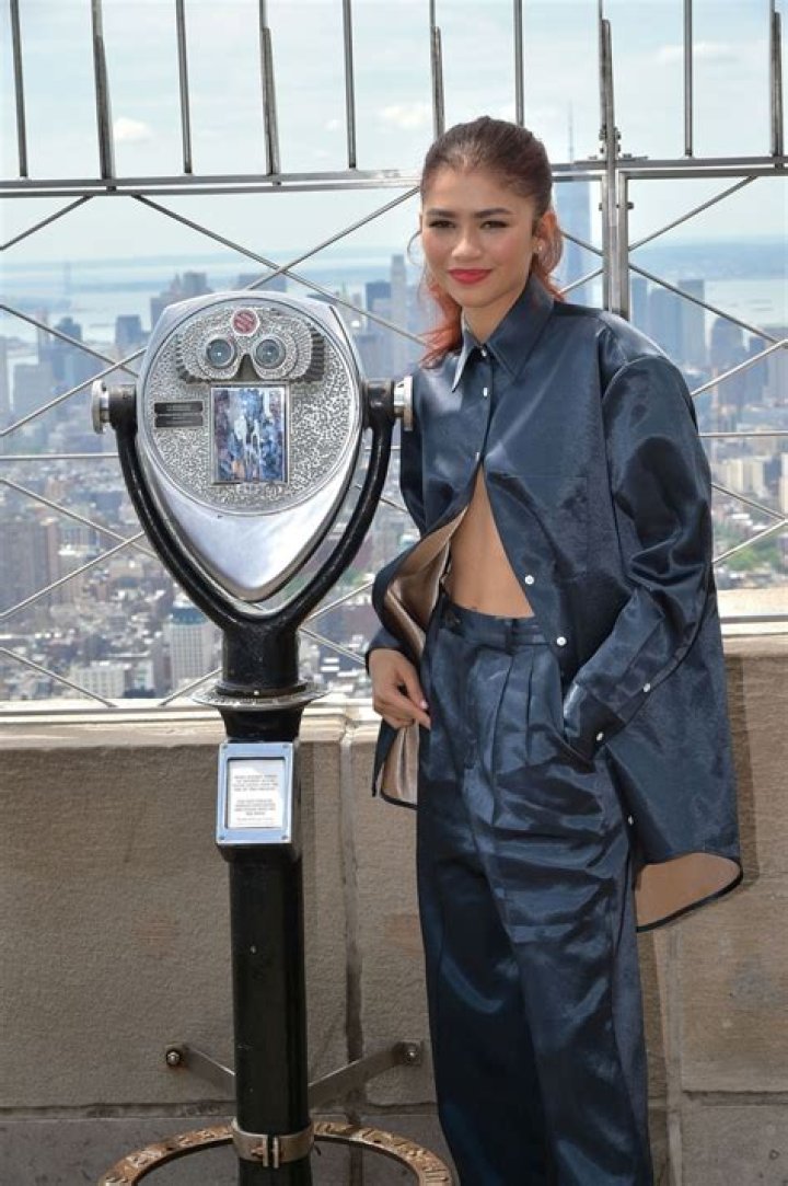 Zendaya At The Empire State Building