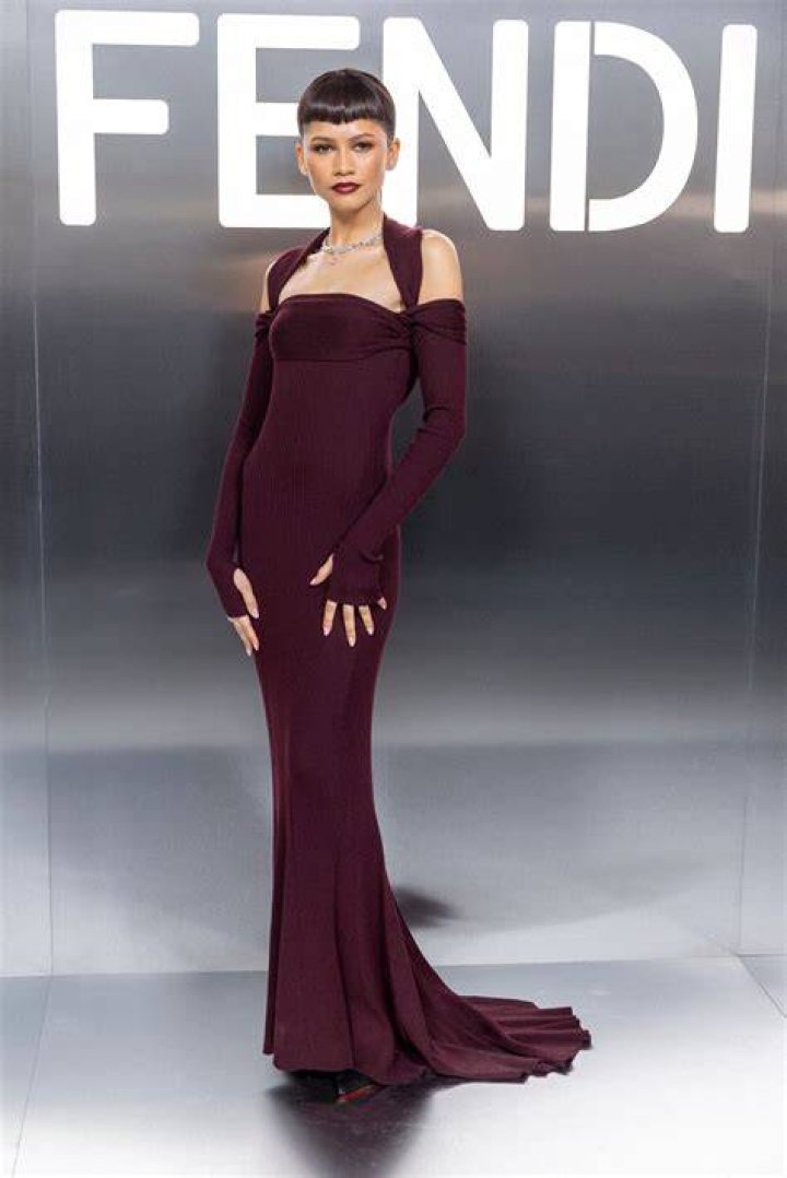 Zendaya attending the Fendi Haute Couture Spring/Summer 2024 show as part of Paris Fashion Week on January 25, 2024 in Paris, France. Fendi show, Outside Arrivals, Haute Couture Fashion Week, Paris, France - 25 Jan 2024