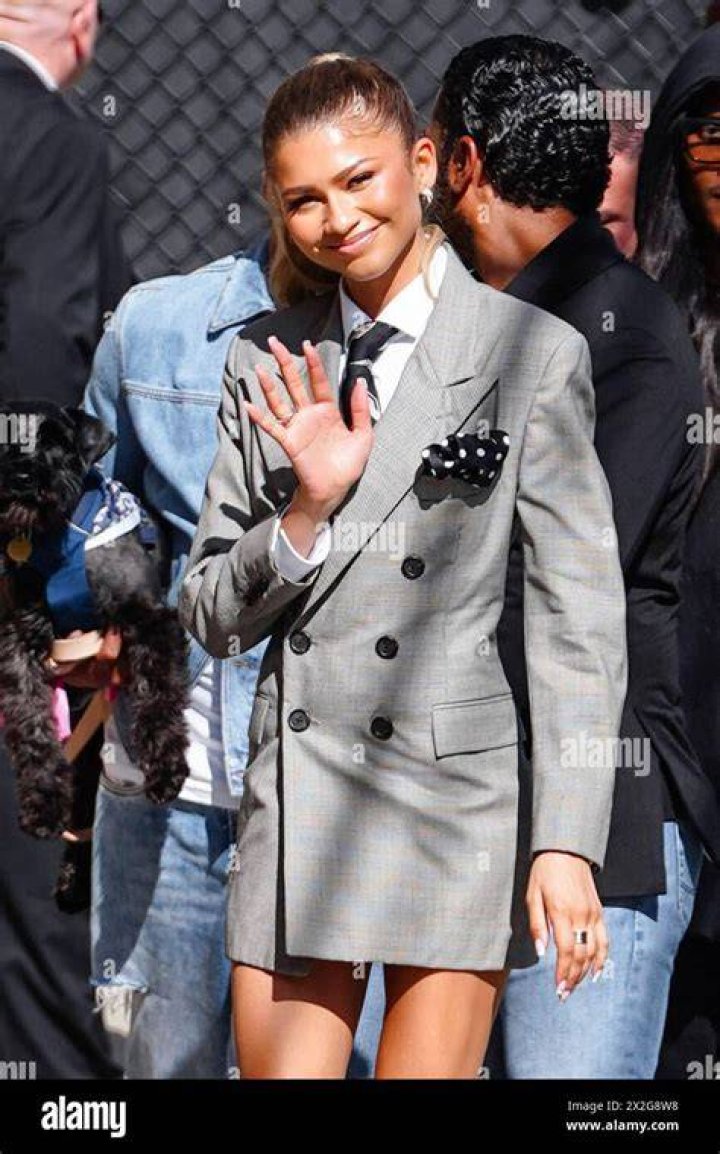 Zendaya is seen arriving at Louis Vuitton after during Paris fashion Week. 06 Mar 2023 Pictured: Zendaya. Photo credit: Spread Pictures / MEGA TheMegaAgency.com +1 888 505 6342 (Mega Agency TagID: MEGA952278_009.jpg) [Photo via Mega Agency]