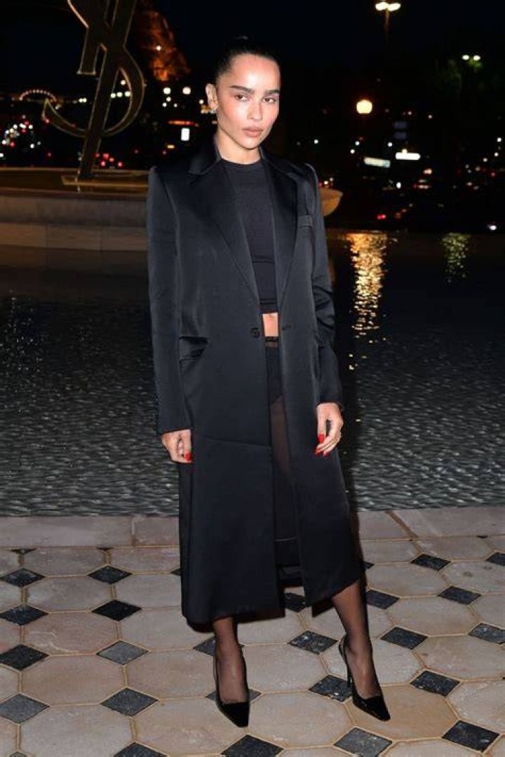 Zoe Kravitz Saint Laurent show, Arrivals, Spring Summer 2023, Paris Fashion Week, France - 27 Sep 2022