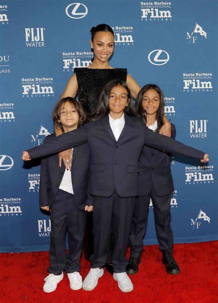 Zoe Saldana & Her Kids